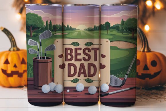 Best Dad Golf 20oz Tumbler Design Review