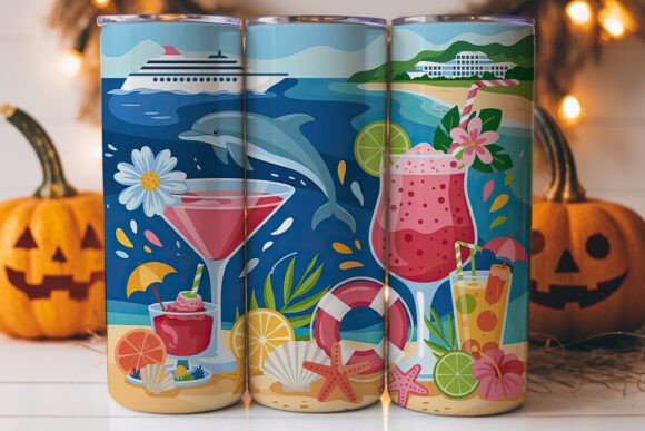 Cruise Time 20oz Tumbler Wrap Graphics Review
