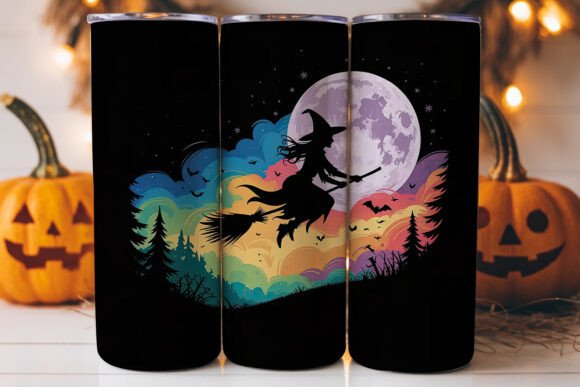 Flying Witch Tumbler Wraps: Graphics for Publishers