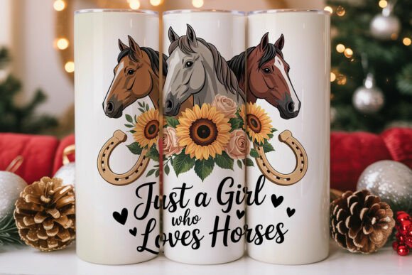 Horse Girl Tumbler Wrap PNG Review for Crafters
