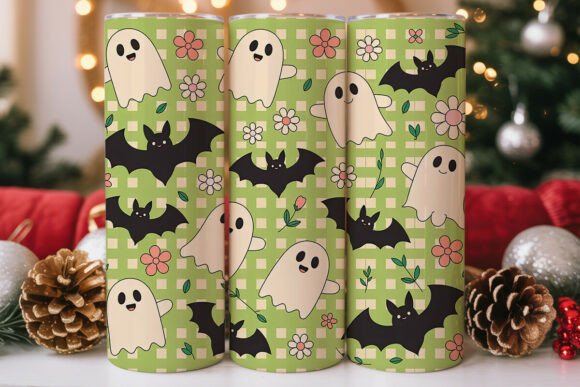 Kawaii Halloween Tumbler Wrap Graphics for Tumbler Wraps