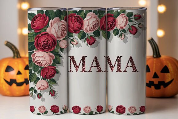 Mama Rose Tumbler Wrap PNG: Graphics for Tumbler Wraps