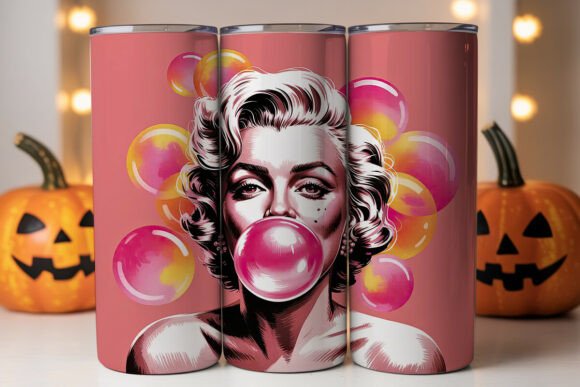 Marilyn Bubblegum 20oz Tumbler Wrap Graphics Review