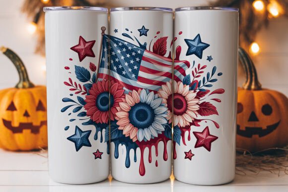 Patriotic Sunflower Tumbler Wrap: Graphics & Tumbler Wraps Review
