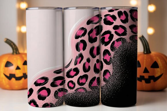 Pink Leopard Glitter Tumbler Wraps Graphics Review