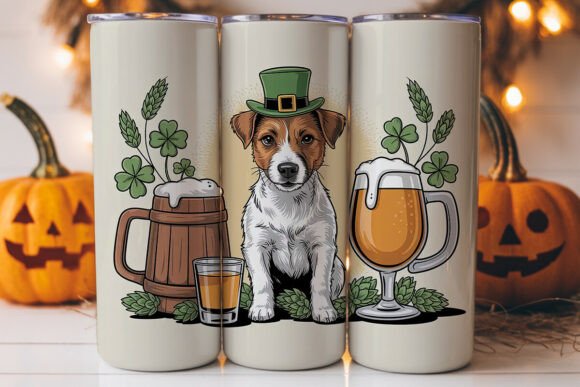 St. Patrick’s Dog Graphics Review for Tumbler Wraps