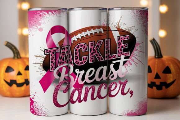 Tackle Breast Cancer Tumbler Wrap Graphics Review