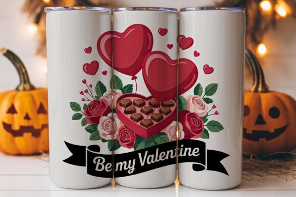 Valentine's Day Tumbler Wrap Graphics for Crafters